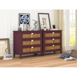 Archie Ash Wood Veneer 3-drawer And Pine Legs Accent Cabinet With Storage- Maison Boucle -HOMCOM Shop GUEST 57a3aed4 d5d8 4f32 a43a 4fd32420f2f0