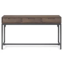 54" Devlin Mid-Century Wide Console Table Walnut Brown - WyndenHall 16 54" Devlin Mid-Century Wide Console Table Walnut Brown - WyndenHall -HOMCOM Shop GUEST 5886cfd7 1349 411a 998f 4e6e4b85dfc0