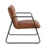 Casper Armchair Leather/Steel Black/Camel Brown - LumiSource -HOMCOM Shop GUEST 59049e1f f0bf 45ef 935a 8a417a45e216