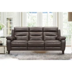 82" Hayward Genuine Leather Power Reclining Sofa - Armen Living 19 82" Hayward Genuine Leather Power Reclining Sofa - Armen Living -HOMCOM Shop GUEST 59321a8d ff9a 478e abbe 49e3ab24fa79