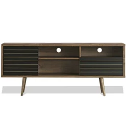 Costway Modern TV Stand/Console Cabinet 3 Shelves Storage Drawer Splayed Leg Wood/Black 19 Costway Modern TV Stand/Console Cabinet 3 Shelves Storage Drawer Splayed Leg Wood/Black -HOMCOM Shop GUEST 59745d5c 81a3 4694 8579 a570cc35a621
