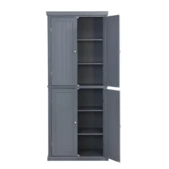 72.4" Minimalist Freestanding Kitchen Storage Cabinet Organizer, Kitchen Pantry With 4 Doors And Adjustable Shelves-ModernLuxe -HOMCOM Shop GUEST 5a82f2b2 dea1 4fb8 914c 7618ce810558