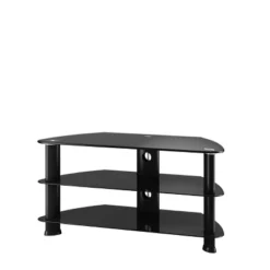 Corner TV Stand For TVs Up To 43" Black - CorLiving -HOMCOM Shop GUEST 5aa39a7b d6da 46a8 b9ff b4bf31244632