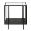 Black Bronze Side Table With Metal Shelf - Henn&Hart -HOMCOM Shop GUEST 5abbb512 e349 4d86 a14e bfdc3305bbee