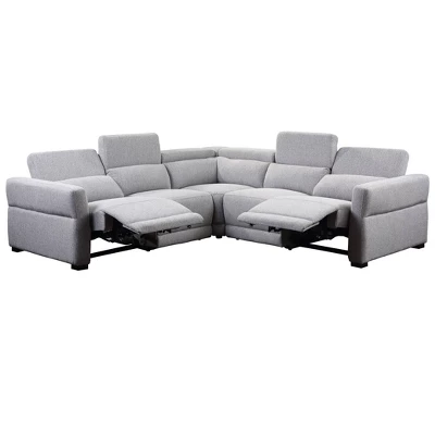 Isla Power Recliner Sectional Light Gray - Steve Silver Co. 8 Isla Power Recliner Sectional Light Gray - Steve Silver Co. - Image 6