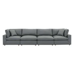Commix Down Filled Overstuffed Vegan Leather 4 Seater Sofa - Modway -HOMCOM Shop GUEST 5c05251c 15f6 404f 879f 7ddd4f286896