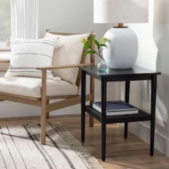 New Release 17 Wood & Cane Square Accent Side Table - Hearth & Hand⢠With Magnolia