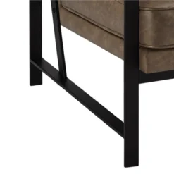 Yaheetech Upholstered Armchair Lounge Chair Accent Chair Faux Leather Brown -HOMCOM Shop GUEST 5c9bafda 99ea 4a2a 99f0 cb7f59823b7b