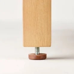 Grooved Wood Square Accent Side Table With Drawer - Natural - Hearth & Hand™ With Magnolia -HOMCOM Shop GUEST 5ddbc632 bb3f 429c b032 e70b7bde9bdf