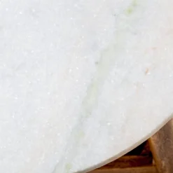 Lanham Marble Top Side Table Brown - Threshold™ -HOMCOM Shop GUEST 5ed009c0 0f0b 4e50 9b3c 2dced235f4f9