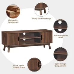 Costway 47" TV Stand Entertainment Media Center Console -HOMCOM Shop GUEST 5f62d3cb 8793 4047 aa56 e70a5e87f313