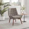 Serena Tufted Accent Chair - Linon -HOMCOM Shop GUEST 602b2039 e684 42af acbc 3f4dd7df13e1