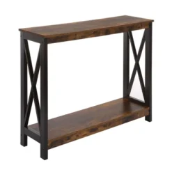 Oxford Console Table With Shelf - Breighton Home -HOMCOM Shop GUEST 607aaab6 cbe8 4fab 8f93 2c3d09e23b53