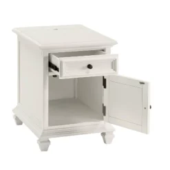 Charlestown Storage End Table With USB White - Steve Silver Co. 10 Charlestown Storage End Table With USB White - Steve Silver Co. -HOMCOM Shop GUEST 61e60a22 be99 44bc b310 deb30333a6cb