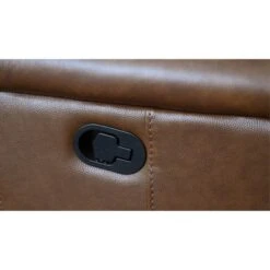 Gilbert Leather Manual Reclining Sofa Brown - Abbyson Living -HOMCOM Shop GUEST 6213b548 11de 4e59 be18 896433b8834f