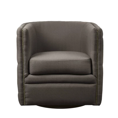 Milton Swivel Chair Gray 10 Milton Swivel Chair Gray - Image 8
