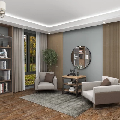 Industrial 3 Tier Side Table Brown - Olivia & May 19 Industrial 3 Tier Side Table Brown - Olivia & May - Image 17