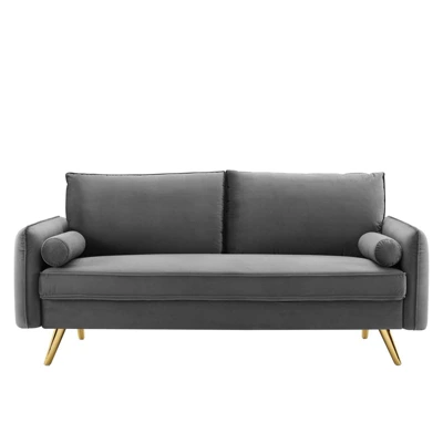 Revive Performance Velvet Sofa - Modway 6 Revive Performance Velvet Sofa - Modway - Image 4
