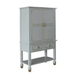 35" House Marchese Cabinet Pearl Gray Finish - Acme Furniture -HOMCOM Shop GUEST 6509119a a588 4281 a338 dd890337ab8d