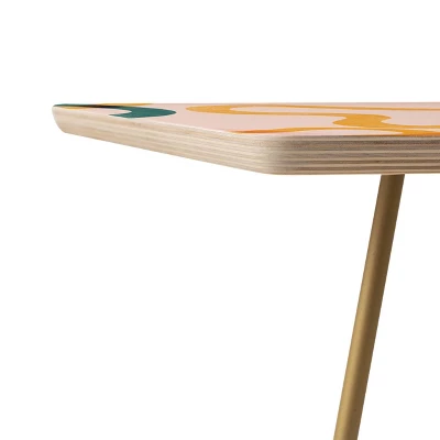 ThirtyOne Illustrations Streamers Side Table - Deny Designs 4 ThirtyOne Illustrations Streamers Side Table - Deny Designs - Image 2