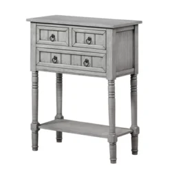 Kendra 3 Drawer Hall Table With Shelf - Breighton Home 24 Kendra 3 Drawer Hall Table With Shelf - Breighton Home -HOMCOM Shop GUEST 653b0275 2b65 4971 a319 1f010b7d969f