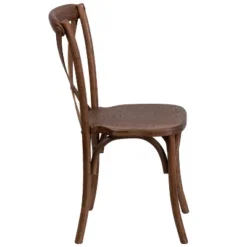 Merrick Lane Davisburg Stackable Wooden Cross Back Bistro Dining Chair -HOMCOM Shop GUEST 657d5c23 9a12 416d bcf6 caf662d2fd2c