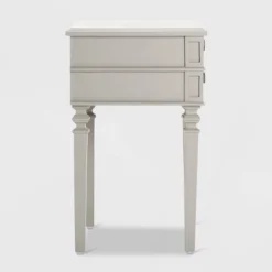 Irving Side Table With 2 Drawers Gray - Finch 15 Irving Side Table With 2 Drawers Gray - Finch -HOMCOM Shop GUEST 66b5d673 c34c 4d61 bc60 cbc67dde5f42