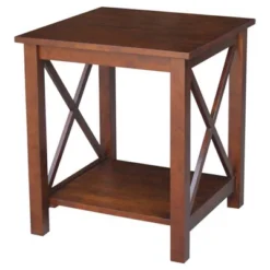 Hampton End Table - International Concepts -HOMCOM Shop GUEST 67153b12 8be4 41c3 95ae a2dea236bb36