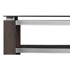 Twin Star Home TC52-6389-PO90 Cedar Manor Minimalist And Modern Design TV Stand For TVs Up To 55 Inches And 55 Pounds, Umber Oak -HOMCOM Shop GUEST 674d4599 2afb 4daf 8817 25d7b171ce67