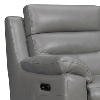 82" Hayward Genuine Leather Power Reclining Sofa - Armen Living 6 82" Hayward Genuine Leather Power Reclining Sofa - Armen Living - Image 4