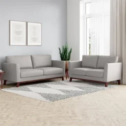 Middlefield Wood Base Sofa - Threshold™ -HOMCOM Shop GUEST 6a0fd308 7626 4130 8851 ee3f267db5ad