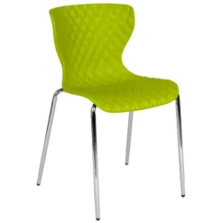Flash Furniture Lowell Contemporary Design Plastic Stack Chair -HOMCOM Shop GUEST 6a9fde07 f29e 4193 ab41 03851e790342