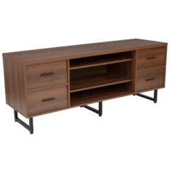 Cambridge Three Shelf And Four Drawer TV Stand For TVs Up To 65" With Square Metal Legs Rustic - Merrick Lane 8 Cambridge Three Shelf And Four Drawer TV Stand For TVs Up To 65" With Square Metal Legs Rustic - Merrick Lane -HOMCOM Shop GUEST 6bbb2a9d 6697 485a ba50 fe50c56cf711