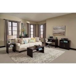 Storage Furniture Console Table - Black Walnut-ClosetMaid -HOMCOM Shop GUEST 6c32f4fe faa2 47e1 bdc5 560a5b099f0f