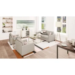 Dover TV Stand For TVs Up To 56" Off White - Home Styles -HOMCOM Shop GUEST 6c9d46b4 088a 4197 a7c5 af4b6500e2be