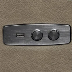 Seymour Top Grain Leather Power Reclining Sofa Beige - Abbyson Living -HOMCOM Shop GUEST 6fa6c421 fc1e 4f93 b02d 0d0493102807