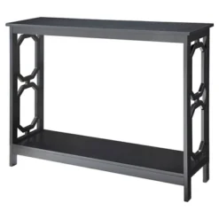 Omega Console Table With Shelf - Breighton Home -HOMCOM Shop GUEST 6fbe3aca 0d79 4814 bf1a c20f98ab6611