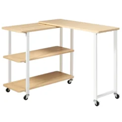 Tangkula Sofa Side Table W/Storage Shelves Mobile End Table Rolling Couch Table Desk For Living Room Bedroom 24 Tangkula Sofa Side Table W/Storage Shelves Mobile End Table Rolling Couch Table Desk For Living Room Bedroom -HOMCOM Shop GUEST 6fe88e05 9873 4a26 896d f4982d389c15