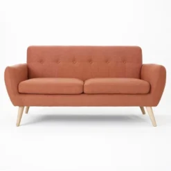 Josephine Mid-Century Modern Petite Sofa - Christopher Knight Home -HOMCOM Shop GUEST 708a0b8d 185c 4e54 adcc f642889b65b8
