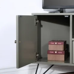 Sola Modern Corner TV Stand For TVs Up To 50" - MiBasics -HOMCOM Shop GUEST 70c7f433 6135 44c0 980a 20338f65d012