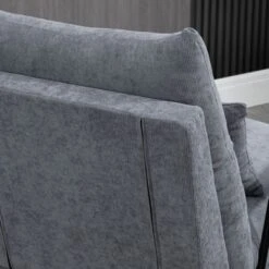 HOMCOM Accent Chair With Ottoman, Reclining Comfy Chair With Adjustable Backrest, Steel Frame And Pillow For Living Room, Bedroom 12 HOMCOM Accent Chair With Ottoman, Reclining Comfy Chair With Adjustable Backrest, Steel Frame And Pillow For Living Room, Bedroom -HOMCOM Shop GUEST 71db9b27 5f45 4011 9a15 4ed7715ebaec