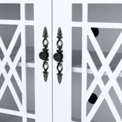 63" Vintage Storage Sideboard Buffet Accent Cabinet - Festivo -HOMCOM Shop GUEST 723fce67 25ea 4a65 8ebf ebe9af8e7f72