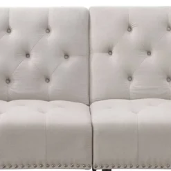 82" Eiroa Sofa Beige Fabric - Acme Furniture -HOMCOM Shop GUEST 725f8f10 28d6 4f05 8c2c 589ef50569f8