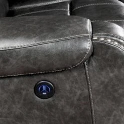 Symons Upholstered Recliner Sofa Gray - HOMES: Inside + Out 8 Symons Upholstered Recliner Sofa Gray - HOMES: Inside + Out -HOMCOM Shop GUEST 76ba2dfd 03b0 43a6 a7ae b975cc052b8f