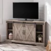 Robinson Rustic Transitional Sliding Barn Door Corner TV Stand For TVs Up To 58" - Saracina Home 1 Robinson Rustic Transitional Sliding Barn Door Corner TV Stand For TVs Up To 58" - Saracina Home -HOMCOM Shop GUEST 771f8b12 111e 49d5 80ff c5a6d2fab927