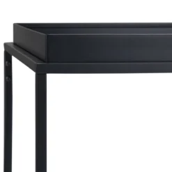 47" Morton Tray Top Console Table Black - WyndenHall -HOMCOM Shop GUEST 7741ddf0 079a 4b14 a1da 9e57128193c6
