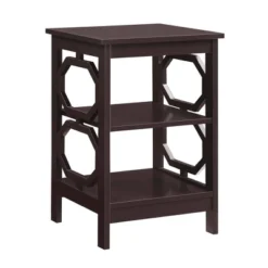 Omega End Table With Shelves - Breighton Home -HOMCOM Shop GUEST 77eb18a7 077b 4aa2 a4a6 16293223808b