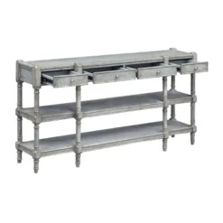 Hera 4 Drawer Console Blue - Treasure Trove Accents -HOMCOM Shop GUEST 78c57d5f ebf9 4ed4 885e 2d1b19e6d48a