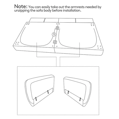 Costway Convertible Futon Sofa Bed PU Adjustable Couch Sleeper W/Wood Legs 11 Costway Convertible Futon Sofa Bed PU Adjustable Couch Sleeper W/Wood Legs - Image 9