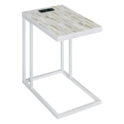 Norwich C Table With Power Port - OSP Home Furnishings -HOMCOM Shop GUEST 792db95e c829 4730 9c02 1de1f8400903